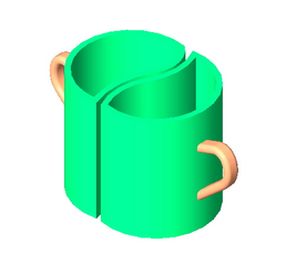 BIM Data: Revit Family Library - FURN_Couple Cup_001.rfa-BIM WORLD