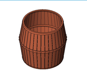BIM Data: LANGZ Fiberglass Flower Plant_005 Revit Family Library-BIM WORLD