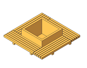 BIM Data: LANG_ Flower Pots and Trays Revit Family Library (004.rfa)-BIM WORLD