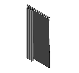 BIM Data: Revit Family Library for Room Curtains (RFA)-BIM WORLD