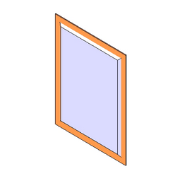 BIM Data: Revit Family Library - FURN_Mirror_001.rfa-BIM WORLD