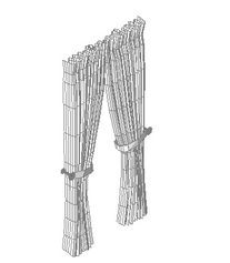 BIM Data: Revit Family Library for Curtains (.rfa)-BIM WORLD
