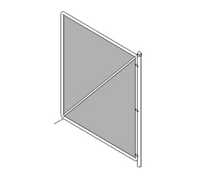 BIM Data: Revit Family Library - LAND Temporary Enclosures - Enclosures-001.rfa-BIM WORLD