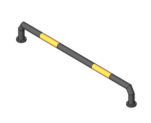 BIM Data: Revit Family Library – LANN Metal Barrier 001.rfa-BIM WORLD