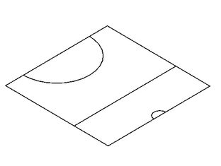 BIM Data: Revit Family Library for Basketball Half Court (.rfa)-BIM WORLD