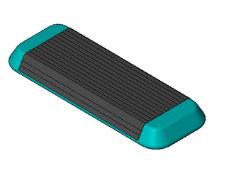BIM Data: Revit Family Library - Aerobic Step Pad.rfa-BIM WORLD