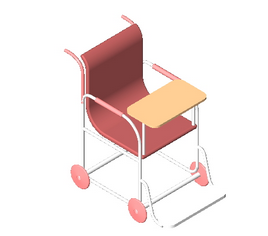 BIM Data: Revit Family Library - TOIL Leverchair 001-BIM WORLD