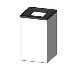 BIM Data: LANG_Steel Garbage Can_003 Revit Family Library-BIM WORLD