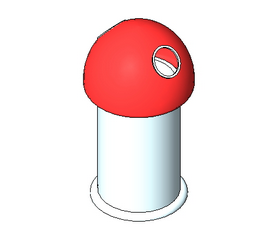 BIM Data: Lang_Spherical Garbage Can_001 Revit Family Library-BIM WORLD