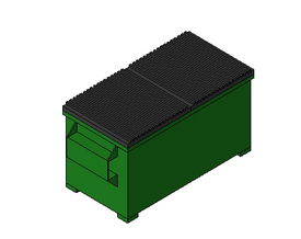 BIM Data: Revit Family Library – Garbage Bin 01.rfa-BIM WORLD