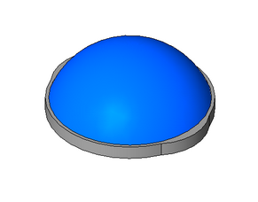 BIM Data: Revit Family Library for Bosu Shape Training Pad.rfa-BIM WORLD