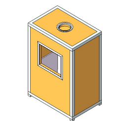 BIM Data: Revit Family Library – Garbage Can 064.rfa-BIM WORLD