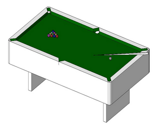 BIM Data: Revit Family Library – Billiards Table (2).rfa-BIM WORLD