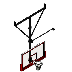 BIM Data: Revit Family Library - Basketball Hoop Stand 2.rfa-BIM WORLD