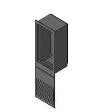 BIM Data: Revit Family Library – Wall-Mounted Garbage Can 01.rfa-BIM WORLD