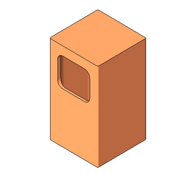 BIM Data: Revit Family Library – Indoor Trash Can 033.rfa-BIM WORLD