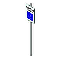 BIM Data: Revit Family Library for Disabled Parking (rfa) Access-BIM WORLD