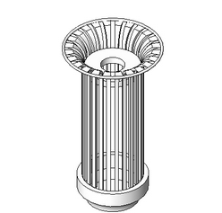 BIM Data: Lang_Environmental Garbage Can_006 Revit Family Library-BIM WORLD