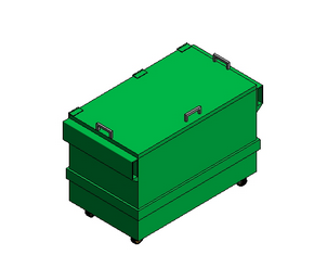 BIM Data: Revit Family Library - Mini Garbage Masher Garbage Can (.rfa)-BIM WORLD