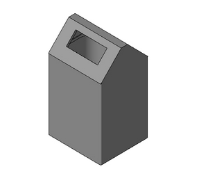 BIM Data: LANG_Steel Garbage Can_002 Revit Family Library-BIM WORLD