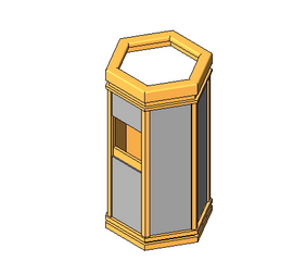 BIM Data: LANGYamal Ashtray Revit Family Library - 001.rfa-BIM WORLD