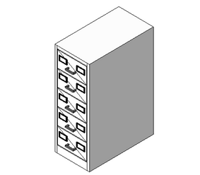 BIM Data: Revit Family Library - File Cabinets 03.rfa-BIM WORLD