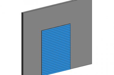 BIM Data: Revit Family Library for Rolling Shutter Doors.rfa-BIM WORLD
