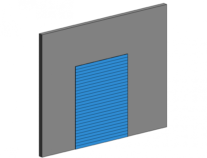 BIM Data: Revit Family Library for Rolling Shutter Doors.rfa