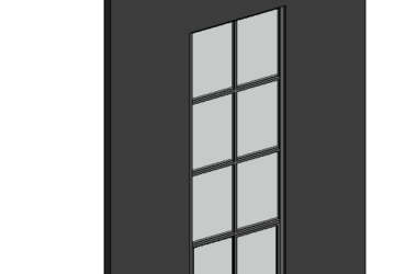 BIM Data: Revit Family Library for High Curtain Wall Windows (.rfa)-BIM WORLD