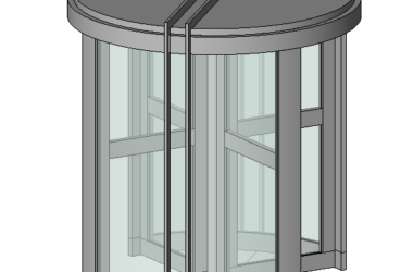 BIM Resources: Revit Family Library Featuring Rotating Door.rfa-BIM WORLD