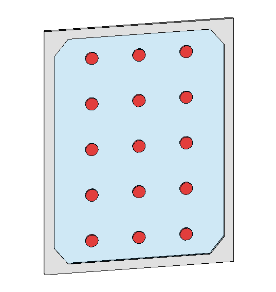 BIM Data | Revit Family Library – Hollow Glass Curtain Wall Panel-004.rfa