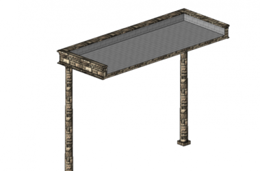 BIM Data: Revit Family Library Featuring the Rainshed Family (.rfa)-BIM WORLD