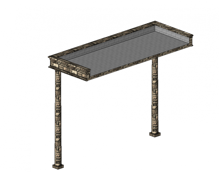 BIM Data: Revit Family Library Featuring the Rainshed Family (.rfa)