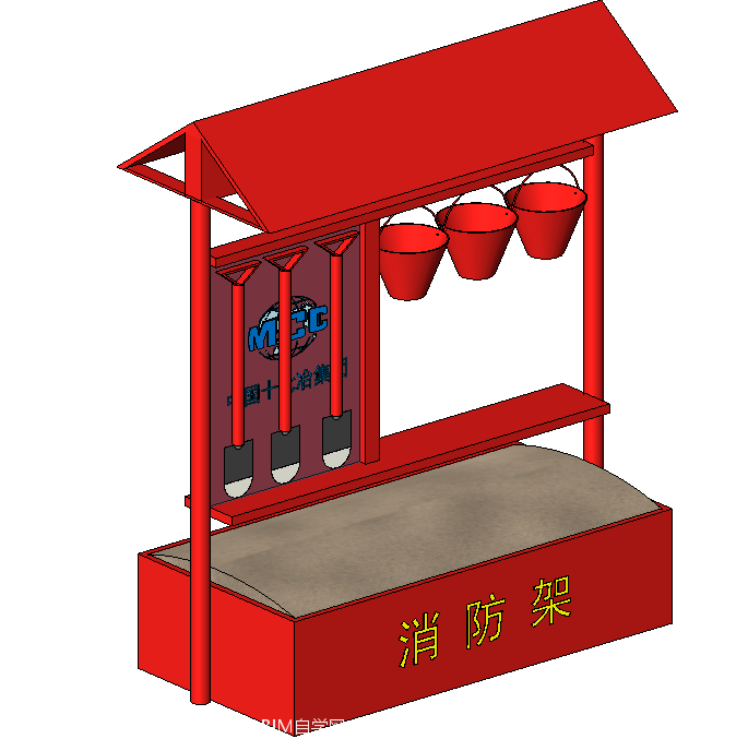 BIM Data: Fire Shelter Revit Family Library
