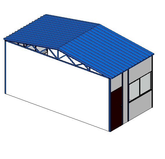 BIM Data: Revit Family Library – Single Row Dormitory Model