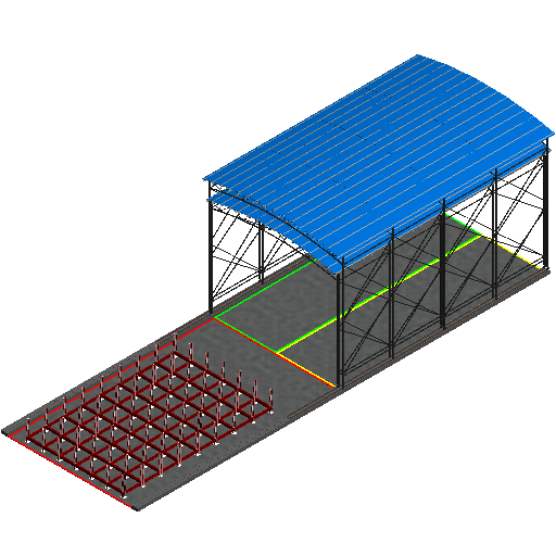 BIM Data: Revit Family Library for Reinforcement Processing Shed Renovation (.rfa)