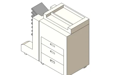 BIM Data: Revit Family Library - Copier Family File (.rfa)-BIM WORLD