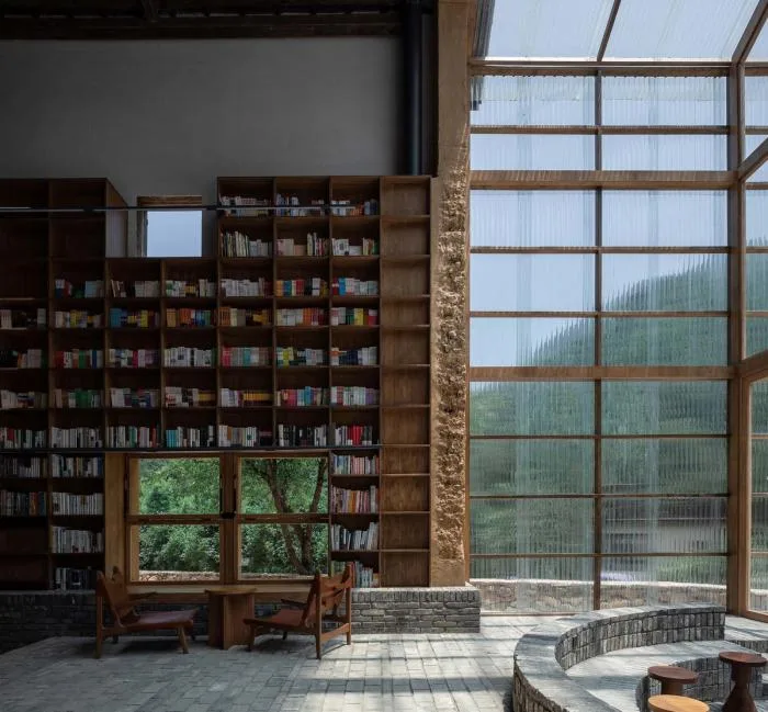 BIM Architecture | Qinglongwu Yanjiyou Rural Capsule Hotel Bookstore/Xitao Design Studio