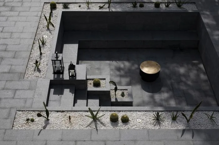 BIM Architecture | Far View of Smoke and Cooking Houses at the Foothills - Hangzhou Youji Boutique Homestay Hotel/Shihe Design Studio