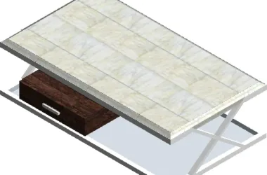 BIM Data: Revit Family Library – Tea Table.rfa-BIM WORLD