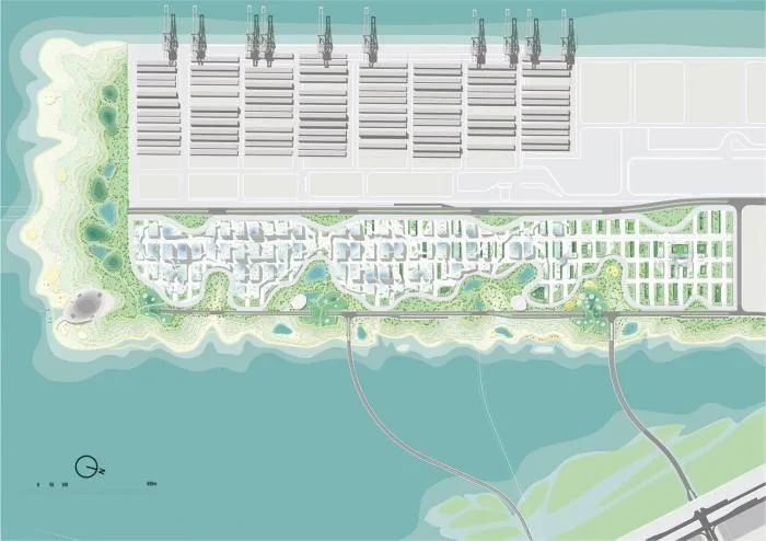 BIM Architecture | MVRDV Shenzhen Tencent Park Bidding Proposal - A Rolling Mountain Range