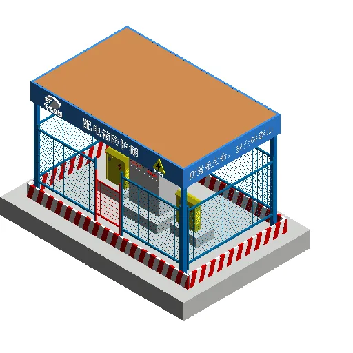 BIM Data: Revit Family Library - Electrical Box Protective Shed.rfa