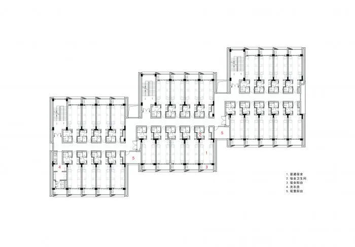BIM Architecture | Hangzhou No.2 Middle School Qianjiang Campus Student Dormitory Building/Zhejiang University Architectural Design and Research Institute Co., Ltd