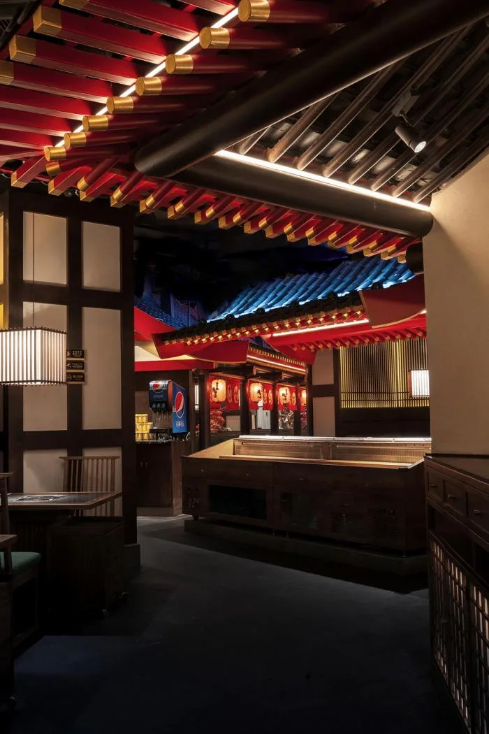 BIM Architecture | Red Leaves Falling Outside the Bamboo Corridor: Niu NEW Shouxi Burn, Shanghai/Woye Space Design Firm