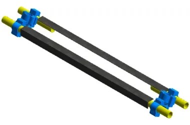 BIM Data | Revit Family Library - Foundation Pit Steel Pedal (Self-Built) .rfa-BIM WORLD