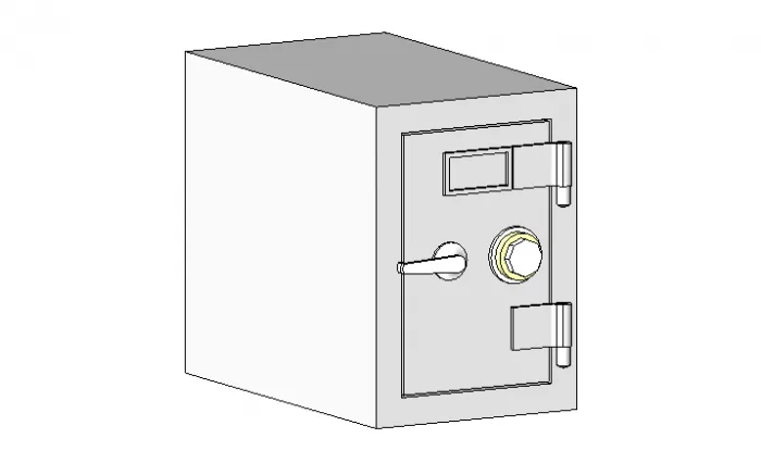 BIM Data: Revit Family Library - Security Safe Family Files