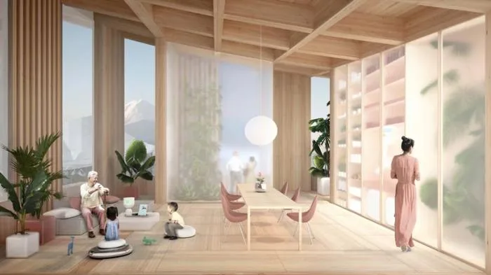 BIM Architecture | BIG will build Toyota's Internet of Things 'Weaving City' at the foot of Mount Fuji