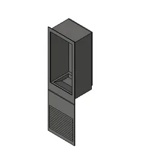 BIM Data: Revit Family Library – Wall-Mounted Garbage Can 01.rfa-BIM WORLD