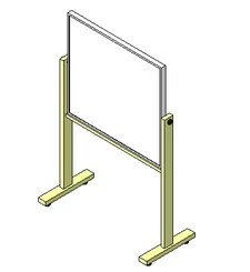 BIM Data: Revit Family Library – Plastic Blackboard FURN_Plastic Blackboard_001.rfa-BIM WORLD