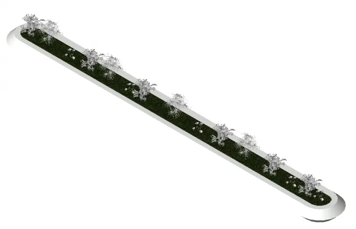 BIM Data | Revit Family Library - Flower Plant.rfa